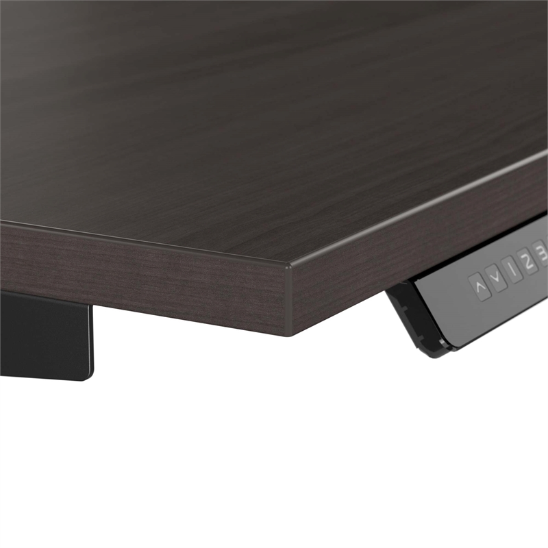Pemberly Row 72W x 30D Height Adjustable Standing Desk - Engineered Wood