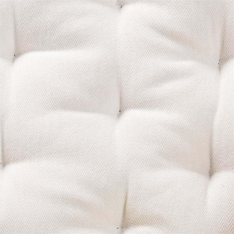 Pemberly Row Modern Bohemian Natural Brown Rattan Peacock Accent Chair