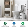 Pemberly Row Modern Stainless Steel Bidet Sprayer in Matte Black