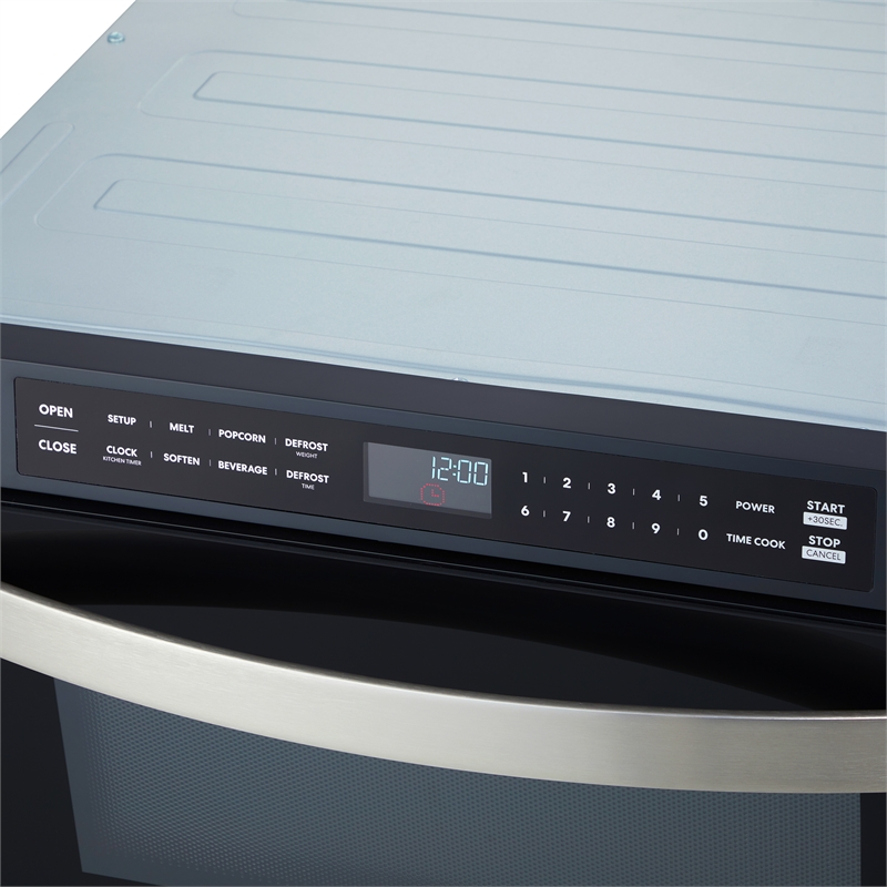 Pemberly Row Built-in Microwave Drawer 1.2 cu.ft.Capacity - Stainless Steel