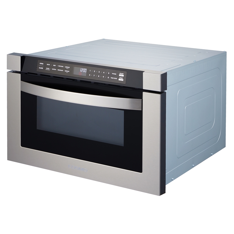 Pemberly Row Built-in Microwave Drawer 1.2 cu.ft.Capacity - Stainless Steel