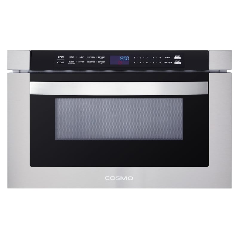Pemberly Row Built-in Microwave Drawer 1.2 cu.ft.Capacity - Stainless Steel