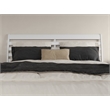 Pemberly Row Modern King Wood Low Profile Platform Bed in White