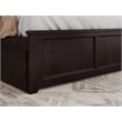 Pemberly Row Madison King Wood Platform Bed  and Drawers in Espresso