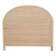 Pemberly Row Sun Bleached Rattan King Size Standalone Headboard