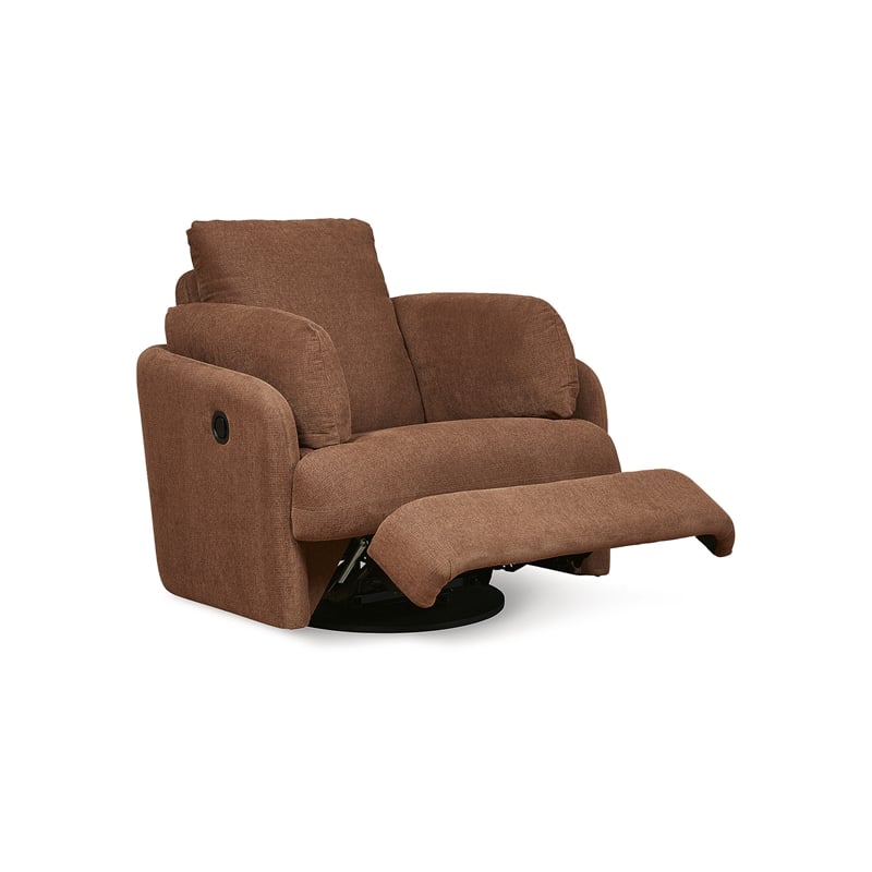 Pemberly Row Modern / Contemporary Spice Swivel Glider Recliner
