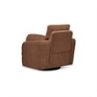 Pemberly Row Modern / Contemporary Spice Swivel Glider Recliner