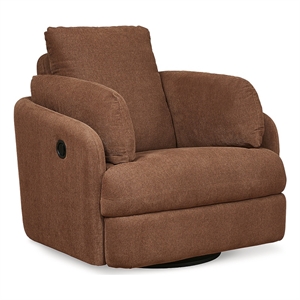 Pemberly Row Modern / Contemporary Spice Swivel Glider Recliner