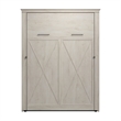 Pemberly Row 69W Queen Murphy Bed - Engineered Wood in White