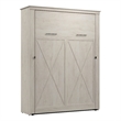 Pemberly Row 69W Queen Murphy Bed - Engineered Wood in White