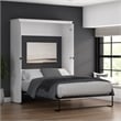 Pemberly Row 69W Queen Murphy Bed - Engineered Wood in White