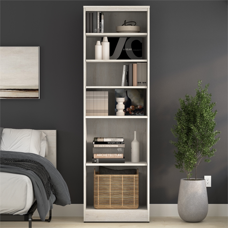 Pemberly Row 25W Closet Organizer - Engineered Wood in White