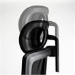 Pemberly Row High Back Ergonomic Office Chair with Lumbar Support - Black Fabric
