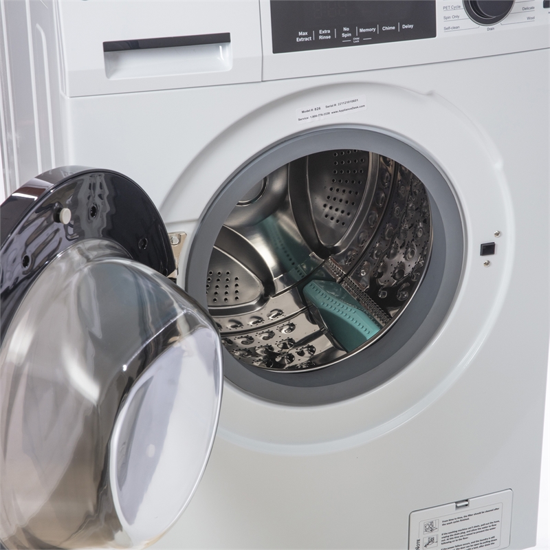 Pemberly Row 15lbs Compact 110V Set Washer + Dryer Vented 3.5cf Sensor