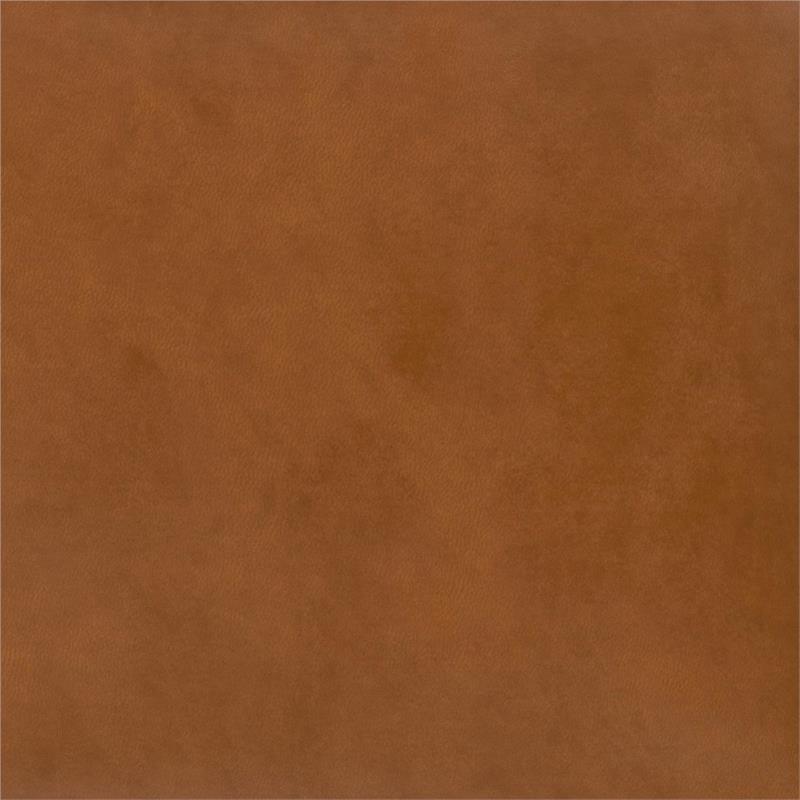 Pemberly Row Modern Chair Upholstered Accent Chair in Camel Faux Leather