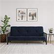 Pemberly Row Full Metal Arm Futon with 6