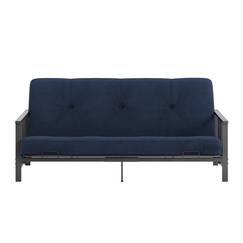 Pemberly Row Full Metal Arm Futon with 6