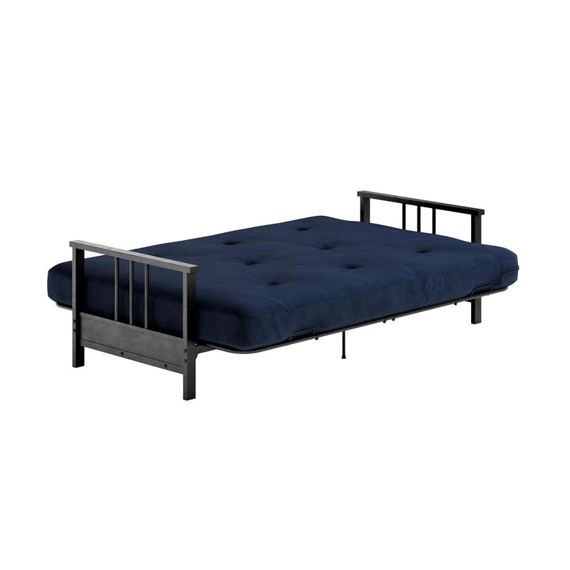 Pemberly Row Full Metal Arm Futon with 6