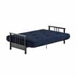 Pemberly Row Full Metal Arm Futon with 6