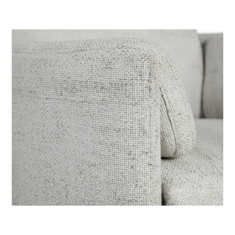 Pemberly Row Contemporary Fabric Power Swivel Glider Recliner in Natural Quartz