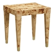 Pemberly Row Set of 2 Engineered Wood End Tables in Natural Brown