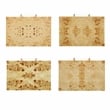 Pemberly Row Set of 2 Engineered Wood End Tables in Natural Brown