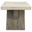 Pemberly Row Set of 2 Transitional End Tables in Antique White/Corsican Gray