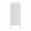 Pemberly Row Set of 2 4 Cube Storage/Bookcases in White Engineered Wood