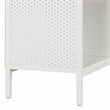Pemberly Row Set of 2 4 Cube Storage/Bookcases in White Engineered Wood