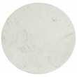 Pemberly Row Set of 2 Contemporary White Marble Top End Tables
