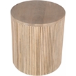 Pemberly Row Set of 2 Contemporary Wood End Tables in Natural