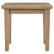 Pemberly Row Set of 2 Square Patio End Tables in Grayish Brown