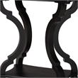 Pemberly Row Set of 2 Classic and Traditional Black Wood End Tables