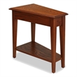 Pemberly Row Set of 2 Contemporary Wedge Tables in Medium Oak