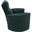 Pemberly Row Set of 2 Polyester Power Swivel Glider Recliner in Peacock Blue