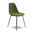 Pemberly Row Performance Velvet Side Chairs (Set of 2) in Forest