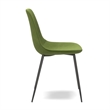 Pemberly Row Performance Velvet Side Chairs (Set of 2) in Forest