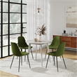 Pemberly Row Performance Velvet Side Chairs (Set of 2) in Forest