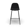 Pemberly Row Counter Stools in Black Boucle (Set of 2) in Black
