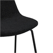 Pemberly Row Counter Stools in Black Boucle (Set of 2) in Black