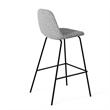 Pemberly Row Counter Stools in Grey Boucle (Set of 2) in Gray
