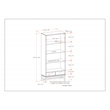 Pemberly Row Set of 2 Solid Hardwood and 66x30