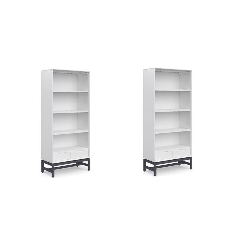 Pemberly Row Set of 2 Solid Hardwood and 66x30