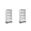 Pemberly Row Set of 2 Solid Hardwood and 66x30