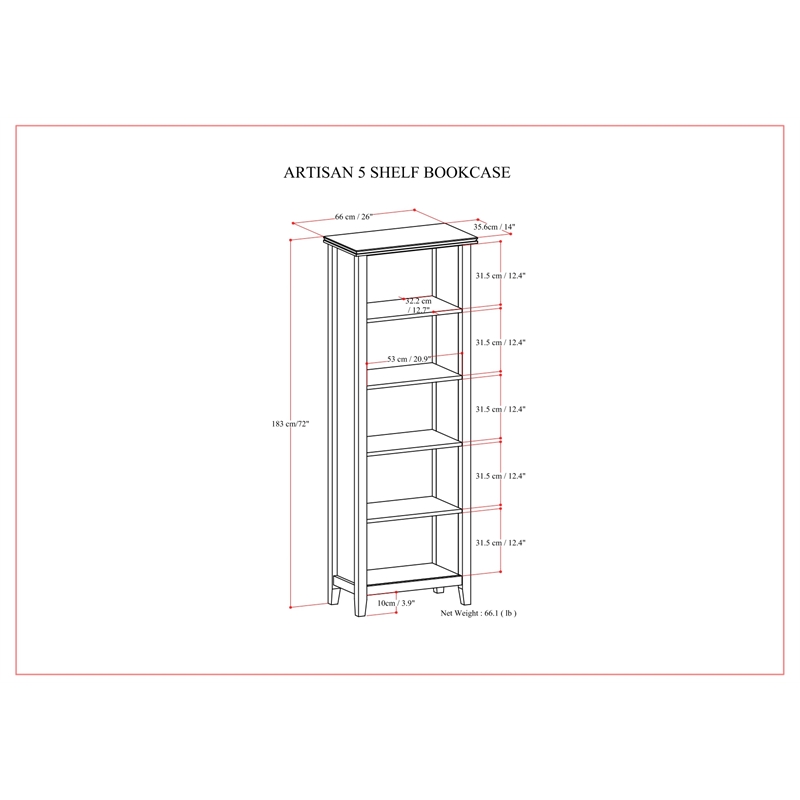 Pemberly Row Set of 2 Solid Wood 72
