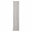 Pemberly Row Set of 2 Tall 5-Shelf Bookcases in Platinum Gray - Engineered Wood