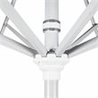 Pemberly Row 7.5' Patio Umbrella in Pacifica Spa/Matted White