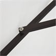 Pemberly Row Contemporary 9' Tilt Crank Lift Patio Umbrella in Canvas