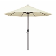 Pemberly Row Contemporary 9' Tilt Crank Lift Patio Umbrella in Canvas