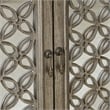 Pemberly Row Contemporary Multi 2 Door Accent Cabinet in Gray